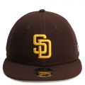 MLB San Diego Padres New Era Mesh Fresh 9FIFTY Snapback Hat Brown