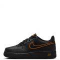 Grade-School Air Force 1 BLACK/SUNDIAL