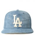 PRO STANDARD Dodgers Blue Denim Varsity Jacket LLD638399-DLN - Karmaloop