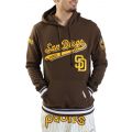 San Diego Padres Script Hoodie  Brown