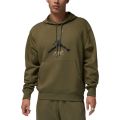 Jordan Essentials Fleece Hoodie Medium Olive/White/Black