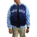 NCCA NORTH CAROLINA VINTAGE LOGO JACKET LIGHT BLUE/NAVY