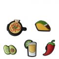 Mexican Food 5 Pack Jibbitz Multi Color