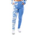 Alexis Ruching Half Tie Dye Joggers Blue