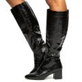 Rapid-18 Knee High Boots Black