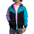 SPORTSWEAR WINDBREAKER BLACK/SPIRIT TEAL/ACTIVE FUCHSIA