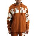 Puff Print Box Hoodie Caramel