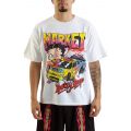 Betty Boop Racing T-Shirt  White