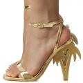 PALM TREE HIGH HEEL Gold