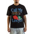 Call My Lawyer Chase T-Shirt  Pirate Black