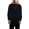 Primary Zip Through Hoodie - Onyx Black Black