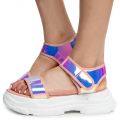 STAR-12 PLATFORM SANDALS BLUSH