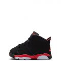 Toddler Jordan 6 Retro "Infrared Salesman Black/Light Crimson