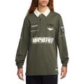 Essentials Long-Sleeve Rugby Top Cargo Khaki