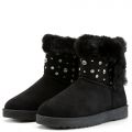 Annie-12 Ankle Booties Black