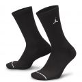 Cushioned Crew Socks 6 Pairs Black/White