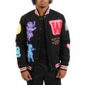 Cherub Rock Varsity Jacket Black