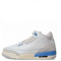 Grade School Air Jordan 3 Retro "Lucky Shorts Summit White/Hydrogen Blue-Legend Blue