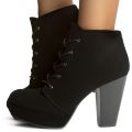 Agenda-S Heeled Bootie Black