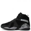Grade School Air Jordan 8 Retro Winterized Black/Gunsmoke-Metallic Silver