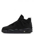 Grade-School Air Jordan 4 Retro Black Cat  Black