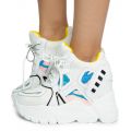 LIME-02 PLATFORM SNEAKERS WHITE