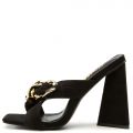 Dreamy-1 Gold Chain Dress High Heel Black