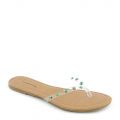 Darlin-S Thong Sandal Clear/Green Clear/Green