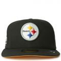 New Era Pittsburgh Steelers Black City Cluster 59FIFTY Fitted Hat, Black, POLYESTER, Size 7 1/4, Rally House