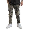 Arrow Skinny Cargo Pants Woodland Camo