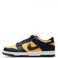 Grade School Dunk Low  Varsity Maize/Midnight Navy-White