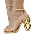Farah Dress High Heel Gold