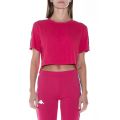 222 Banda Daisy Reflective Cropped Tee Raspberry Reflective