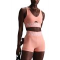 Pro Indy Plunge Sports Bra  Apricot Agate/Washed Coral/White