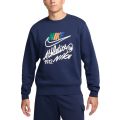 Club Fleece Crew Midnight Navy
