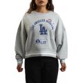 Los Angeles Dodger Area Code Crewneck  Grey