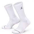 Cushioned Crew Socks 6 Pairs White
