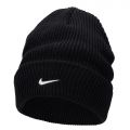 Nike Peak Tall Cuff Swoosh Beanie Black