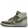 Women's Air Jordan 1 High Method of Make MEDIUM OLIVE/OIL GREEN-SEA GLASS-SEAFOAM