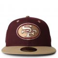 San Francisco 49ers Maroon 59Fifty Fitted Hat  Maroon/Khaki