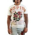 SMOKE RISE Roses Tandoori T-Shirt KT25176SK-PAP - Shiekh SMOKE RISE Roses Tandoori T-Shirt KT25176SK-PAP - Shiekh
