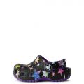 Toddler Classic Clog Neon Purple/Multicolor