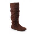 Flat Boot Zulu-S Tobacco Suede Tobacco Suede