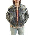 Victory Denim Cut Jacket Kelly Blue