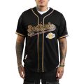 Los Angeles Lakers Baseball Jersey  Black