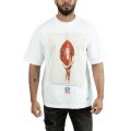 Mitchell & Ness Men's x Fenty NFL Super Bowl Airbrush T-Shirt in White - Size Small