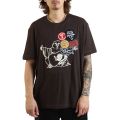 Patch Buddha T-Shirt  Dark Brown/Kalamata