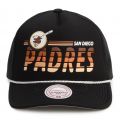 MLB  San Diego Padres Graded Trucker Adjustable Hat Black