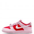 Grade-School Nike Dunk Low Pink Foam/Summit White-Lt Crimson