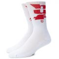Oversized Logo Sock White